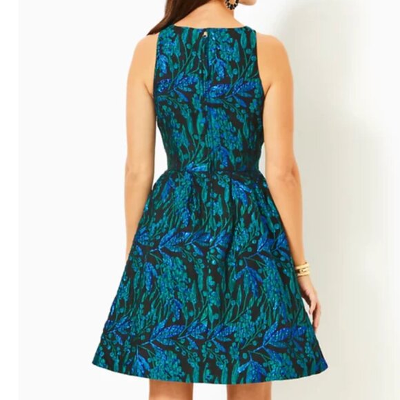 NWT LILLY PULITZER Jollian Brocade Dress - Picture 5 of 16